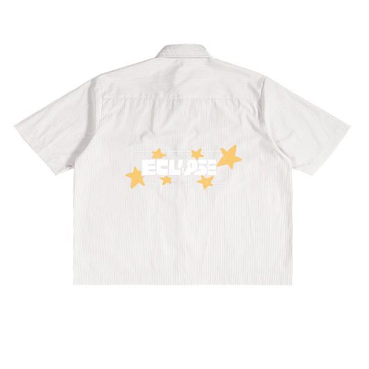 Oversized Vertical Stripe Boxy Shirt