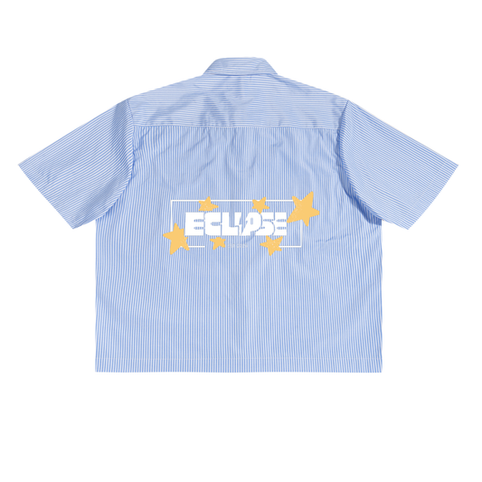 Oversized Vertical Stripe Boxy Shirt