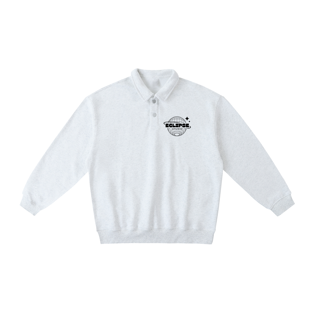 Heavyweight Polo-Collar Sweatshirt