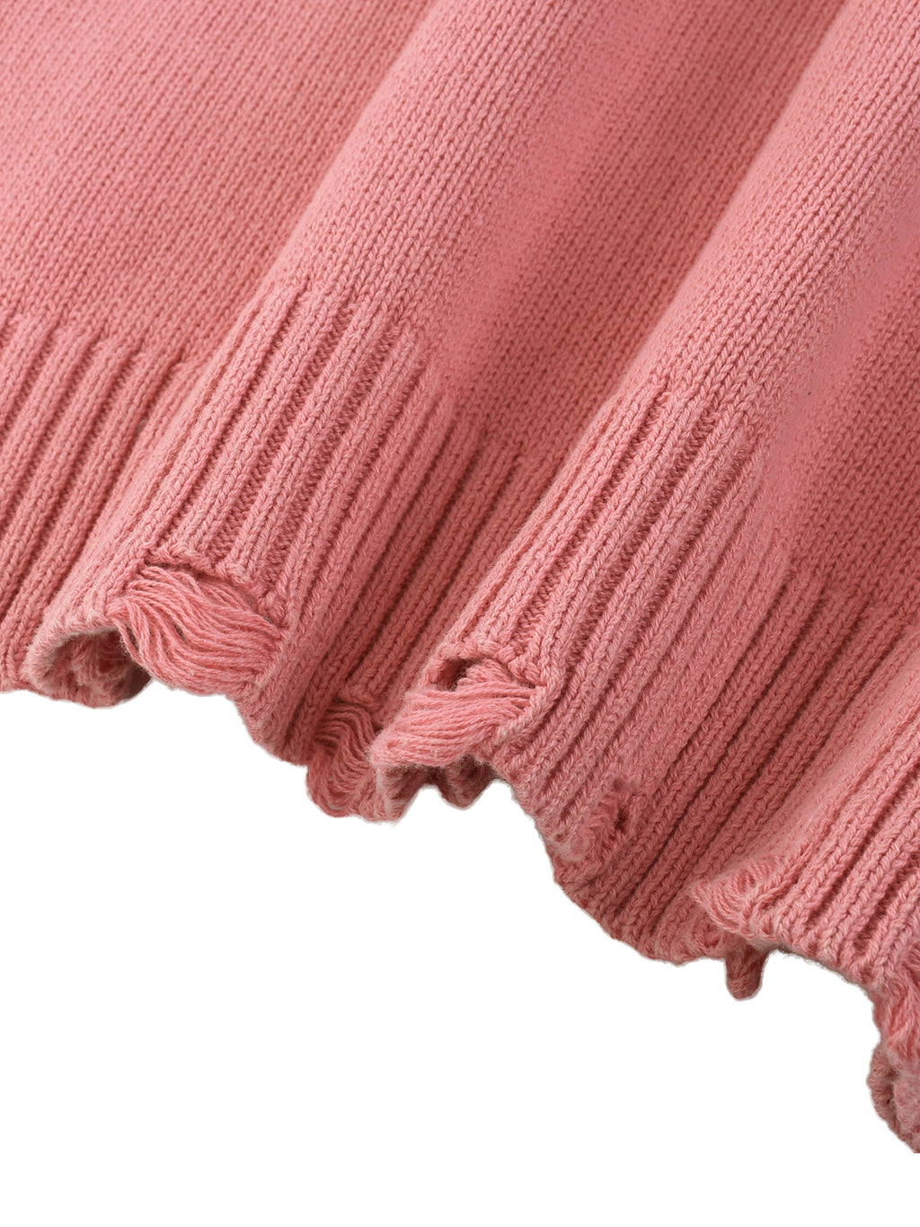 Vintage Washed Hand-Frayed Sweater